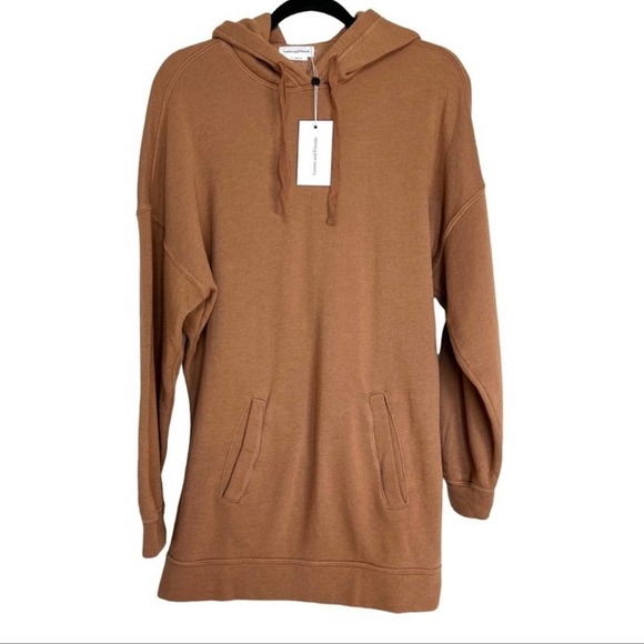 Lovers + Friends OVERSIZED HOODIE Mocha Nude - Picture 5 of 9